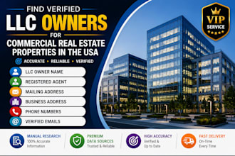 find llc owners for commercial real estate properties in the USA