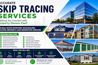 do commercial property skip tracing and owner research