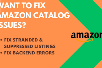 fix amazon catalog and listing issues on seller central