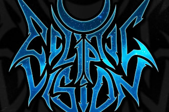 design custom rock band logo design for your band or merch