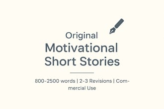 write engaging short stories