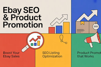do ebay product promotion, seo listing optimization