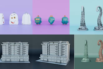 design high quality 3d printable stl files for prototyping