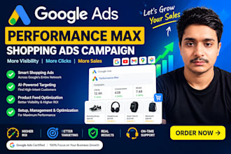 create google ads performance max shopping ads campaign