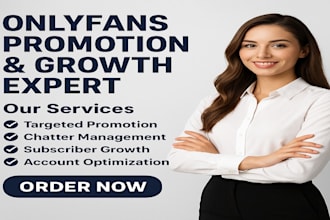 onlyfans promotion chatter management ai fanvue patreon fansly page promotion