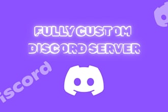 professional discord server setup and bot integration