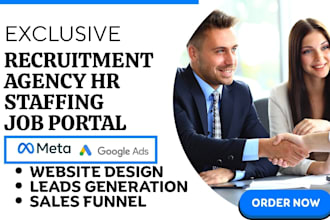 generate exclusive HR recruitment job portal hiring  leads build recruit website