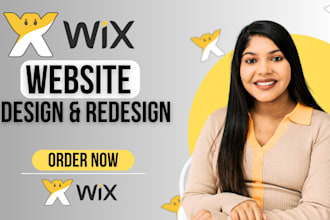 design or redesign wix website