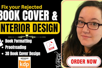 fix rejected kindle book, proofread german book and spanish, german proofreading
