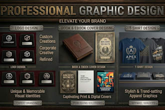 design a professional book cover and logo design