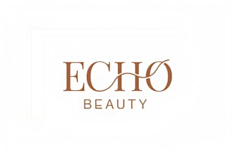 do modern cosmetics, fashion, makeup, spa and beauty logo design