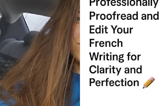 manually proofread any french text at the cheapest price