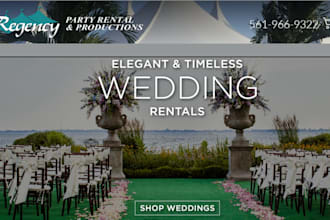 party rental website event planning booth booking  party rental website website