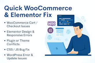 fix woocommerce, and elementor issues like a pro