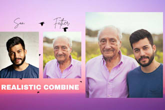 add person to photo for a realistic family portrait
