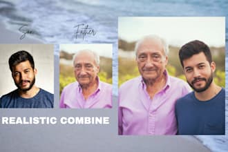 create a realistic family portrait in 24h
