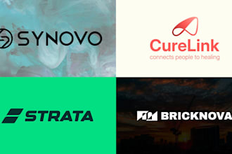 do minimalist logo design for saas, startup brands, products