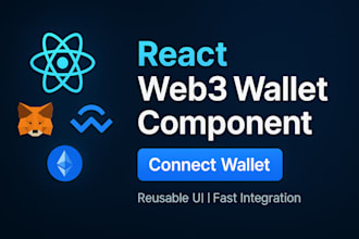 create a reusable react web3 wallet connect and token transfer component