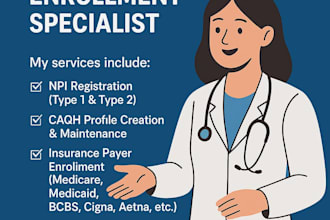 manage provider credentialing and insurance enrollment