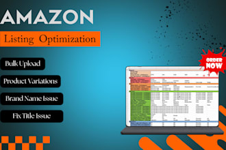upload amazon product listing via flat file, fix errors, create variations
