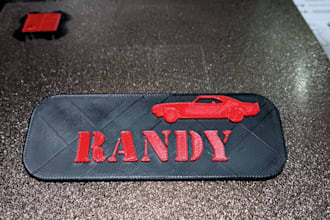 3d print custom name tags with icons