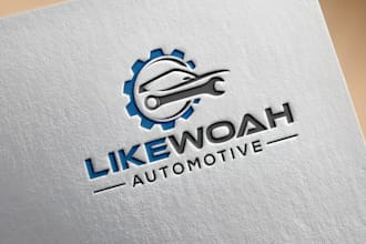 design modern automotive, auto repair, car wash and auto dealership logo