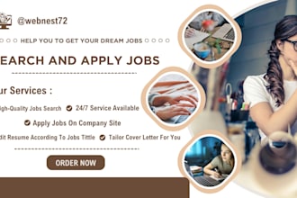search and apply for jobs or find remote jobs on your behalf