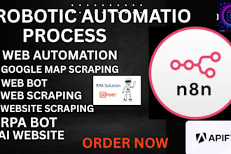 automate website, web bot,web scraping,apify actor,script,rpa bot,n8n automation