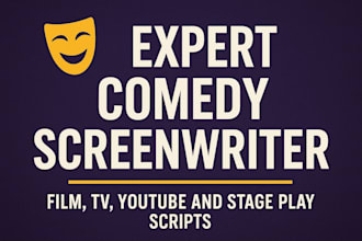 scriptwriting, comedy scriptwriting, screenplay writer, youtube scriptwriting