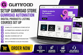set up, automate and optimize your gumroad digital product store