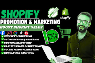 setup shopify online store, shopify marketing to boost shopify sales and traffic