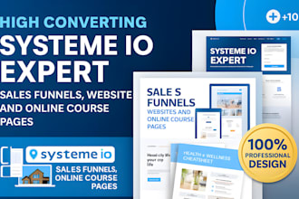 build german systeme io sales funnels websites and online course pages