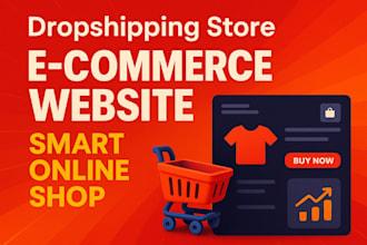 design a dropshipping store, one product page, or smart ecommerce site