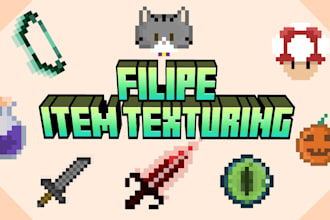 create  16x16 custom item textures for minecraft