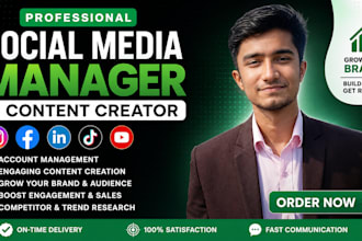 be you social media manger and instagram content creator