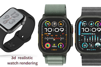 design 3d watch, wristwatch animation, product animation, 3d watch video, cgi