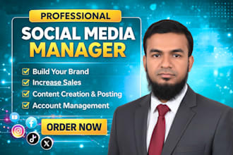 be your social media manager and growth expert for business success