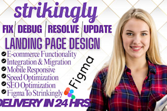 design redesign optimize a professional strikingly website