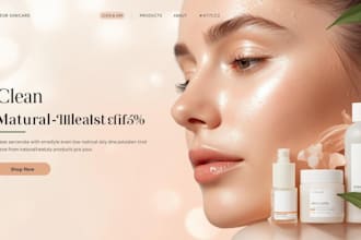 skin care shopify store cosmetics website skin care website beauty website