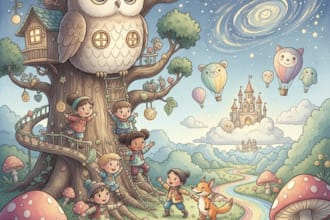 draw children book illustrations