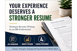 write an ats optimized professional resume for your next career move