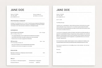 write, edit your CV, resume, and cover letter