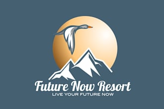 design amazing future now resorts logo