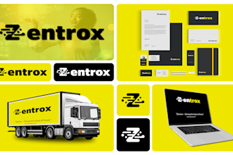 do business logo and brand identity with complete branding guides