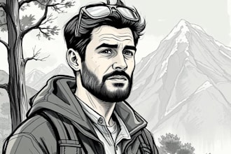 draw sketch illustration for you