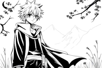 draw a sketch of your character