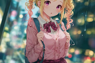 make a anime character