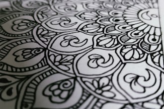 design mandala art for tatoo and wearable