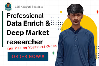 provide fast data enrichment, lead gen and market research
