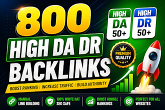 crate high da, dr, domain authority 60 plus backlinks in 5 days